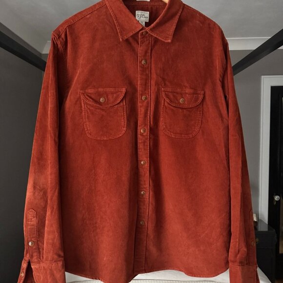 Mens J.Crew Corduroy Shirt-Jacket - Picture 1 of 3